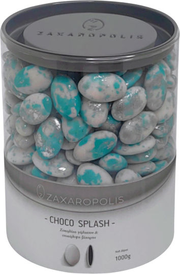 Zaxaropolis Бадеми Choco Splash във Форма Класически с Вкус Шоколад Тюркоазен 1000гр