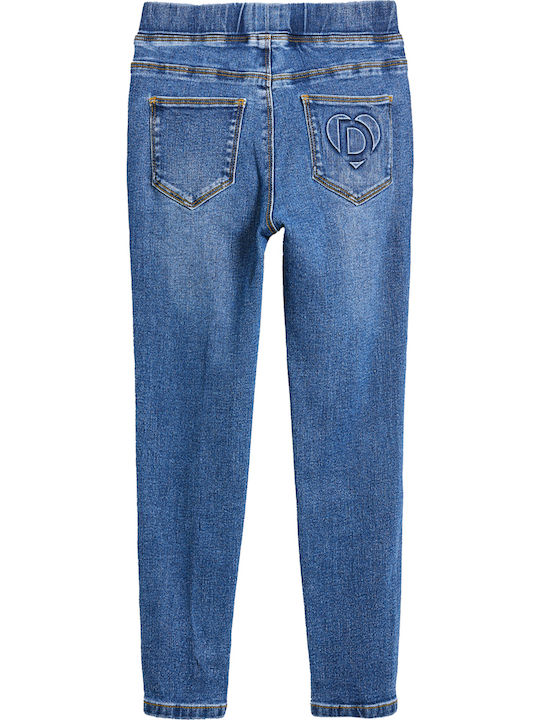 Kinder Leggings Lang Blue