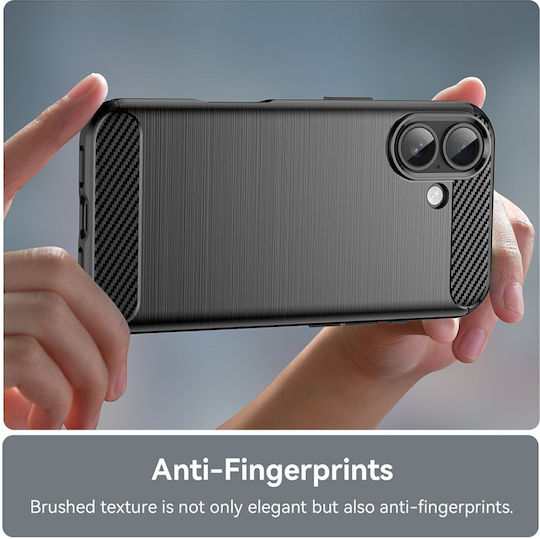 Techsuit Stoßstange Silikon / Kunststoff Schwarz (iPhone 17)
