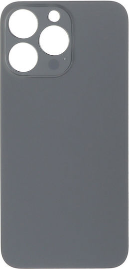 Apple iPhone 13 Pro Battery Door Adhesive Large Hole Black Logo OEM
