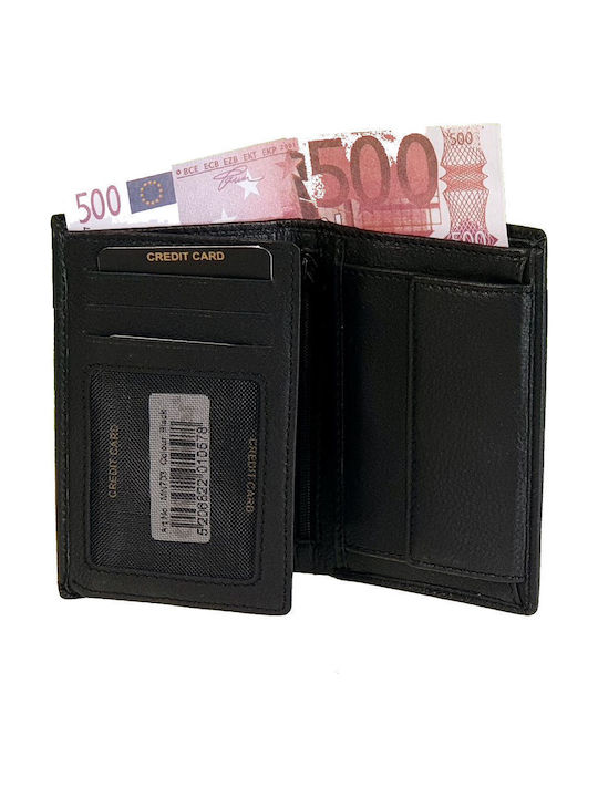 Ανδρικό Πορτοφόλι με RFID Μαύρο