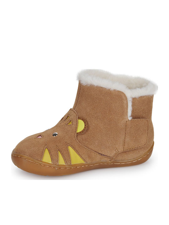 Camper Baby Hausschuhe Braun