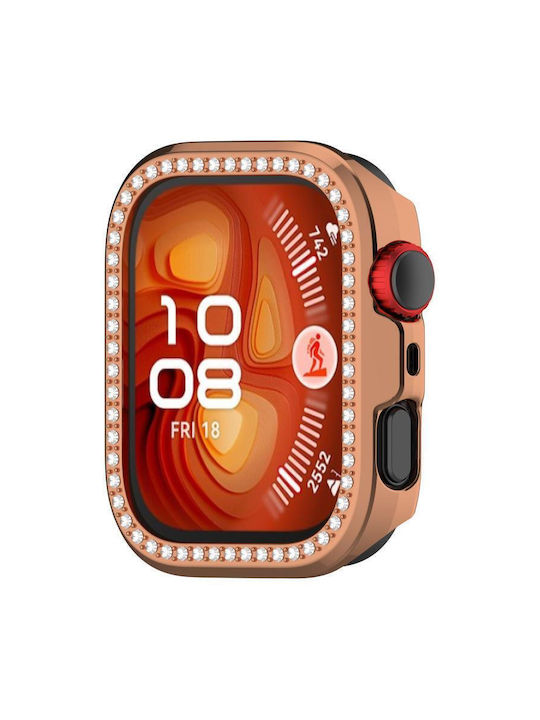 Half Coverage Hollow Πλαστική Θήκη σε Ροζ Χρυσό χρώμα για Huawei Watch Fit 4 Pro