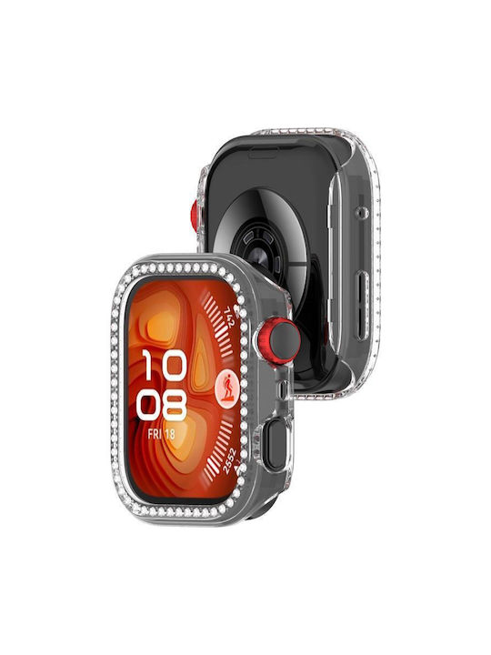 Half Coverage Hollow Plastic Case in Transparent color for Huawei Watch Fit 4