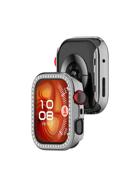Protective Plastic Case in Silver color for Huawei Watch Fit 4 Pro