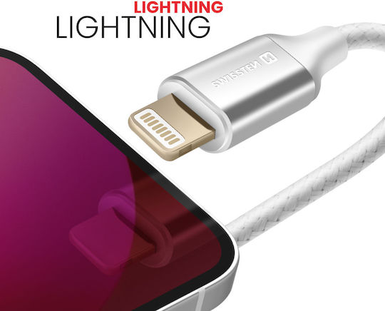 Swissten Lightning To 3.5mm Jack Audio Adapter Iphone White