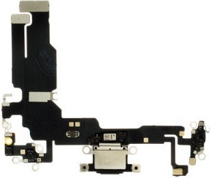 Apple iPhone 15 Cablu Flex Conector Încărcare Negru OEM
