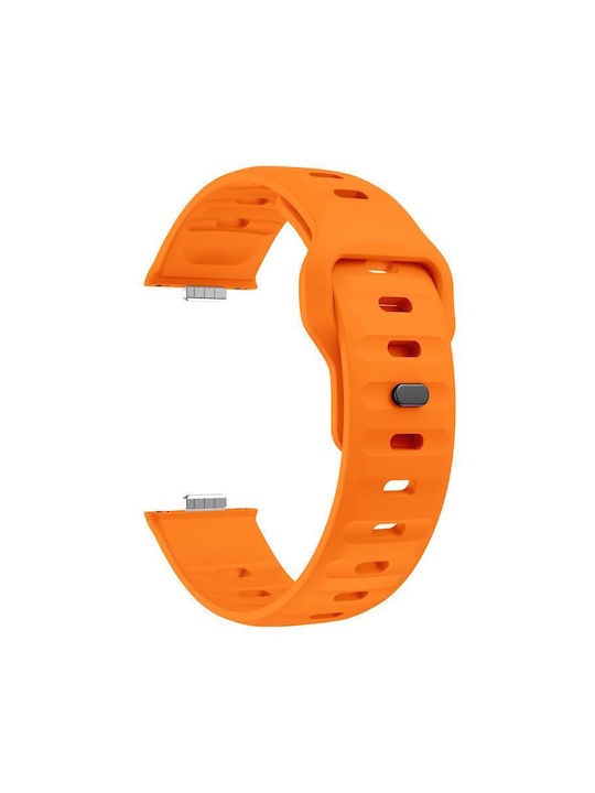 Strap Silicone Orange (Galaxy Fit3Huawei Watch Fit 4)