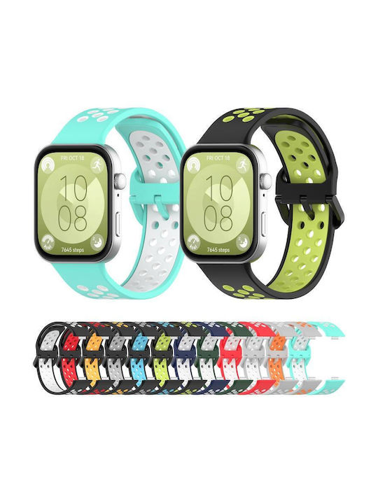 Λουράκι Σιλικόνης Μαύρο (Galaxy Fit3Huawei Watch Fit 3)