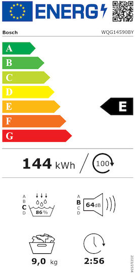 Bosch Serie 6 Tumble Dryer 9kg with Heat Pump