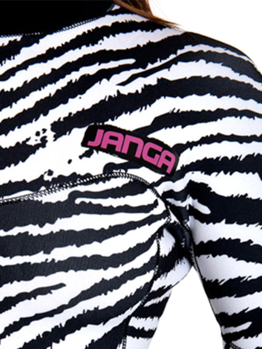 Janga Ολόσωμη Στολή Κατάδυσης με Φερμουάρ Λευκή 2mm I-006879-140