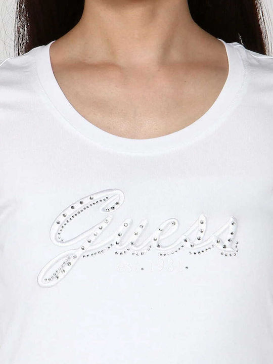 Bluza Damă Bumbac Mânecă Lungă Albă