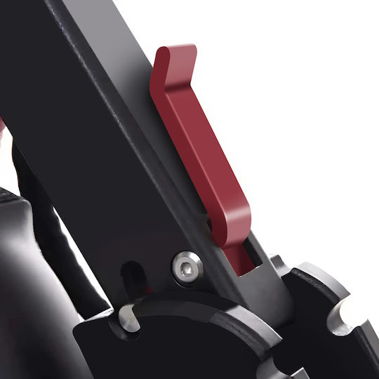 Zero Folding Mechanism Lever Zero 8 Scooter Red