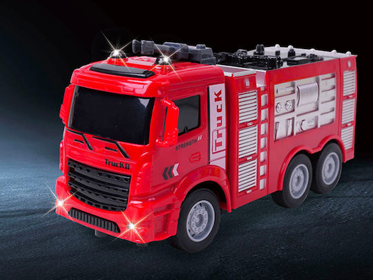 Techkidz Remote-controlled Fire Engine Lighting Effects Red Black