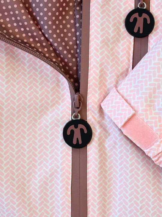 Ducksday Baby Bodysuit for Going Out Long-Sleeved Pink