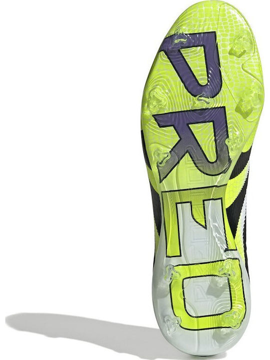 adidas Predator Pro Football Shoes with Cleats White