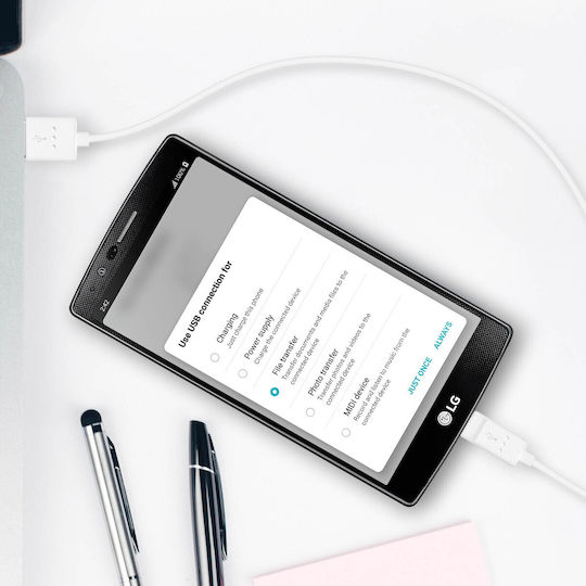 Lg Dk-100m Originales USB-zu-Micro-USB-Kabel Schwarz