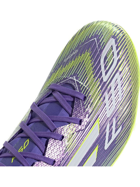 adidas F50 LEAGUE Football Shoes with Cleats Purple