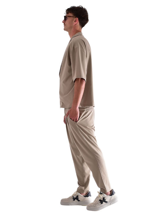 Men's Summer Suit Jacket Beige