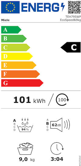 Miele Ecospeed Tumble Dryer 9kg with Heat Pump