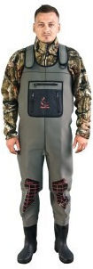 Cizme Wader Din Neopren De 4 Mm Behr Red Cat Geantă De Transport Gri
