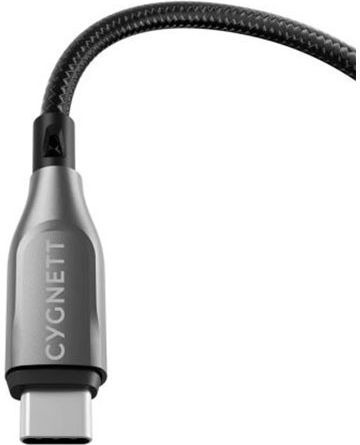 Cygnett Usb-c To Usb-a Serial Armoured Charge 60w Sync 480 Mbps 2m Black