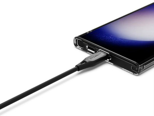 Cygnett USB Typ-C Zu USB Typ-C Ladeübertragung 3a 60w Essentials 2m Schwarzes