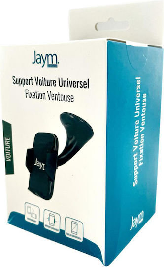 Jaym Smartphone Car Holder Suction Cup Fixation Black