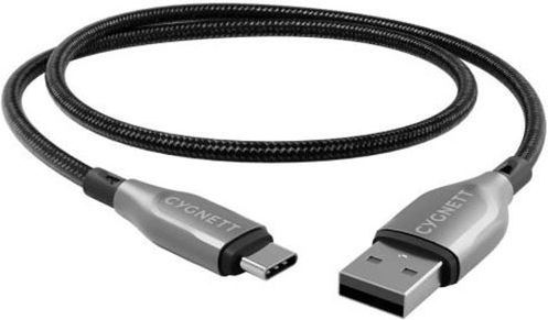 Cygnett Cablu USB-C La USB-A Armored Charge Series 60W 480 Mbps Sync 1m Negru