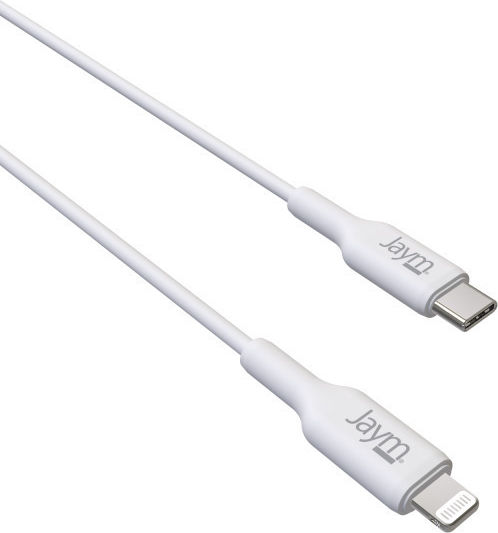 Jaym USB-C Blitzkabel Mfi Pd 3.0 3a 2m Lade- und Datenübertragungskabel Weiß