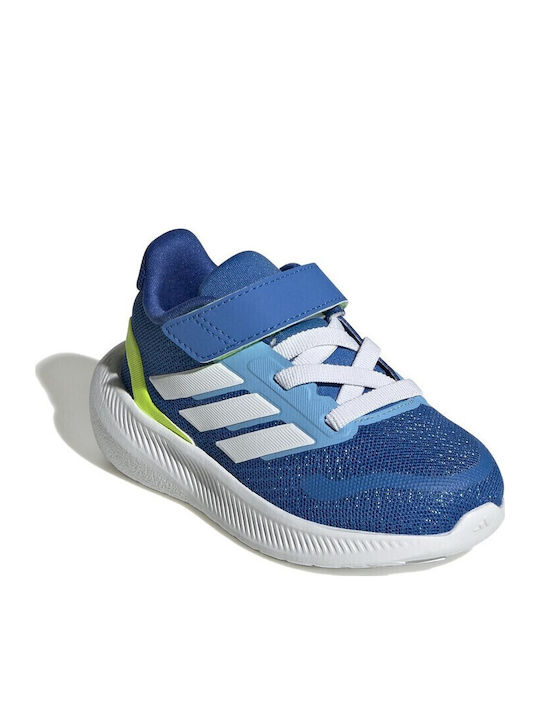 Runfalcon 5 RUNFALCON 5 EL I Kids Sports Shoes Running with Hoop & Loop Closure Blue