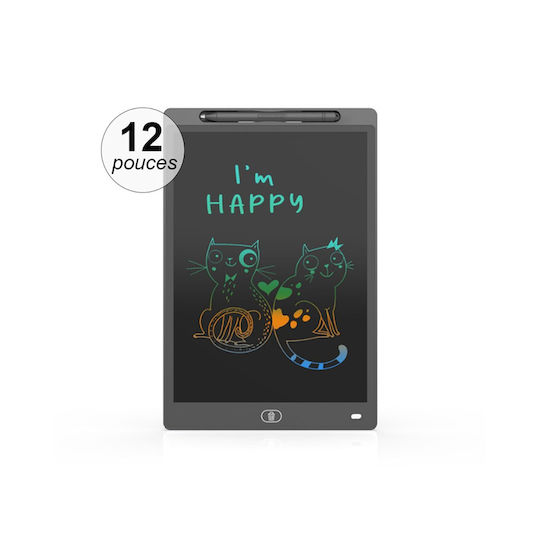 Avizar 12 Zoll Abwischbare Farb-LCD-Grafik-Schreibtablette Kinder Schwarz