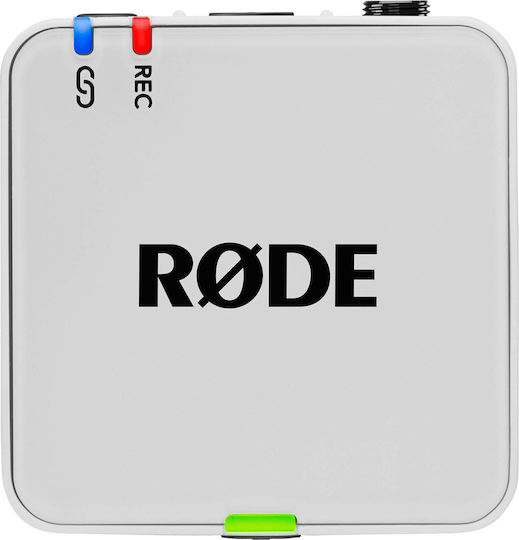 Rode Wireless GO Gen3 Set Wireless Condenser (Small Diaphragm) Microphone Πέτου, Clip On Journalistic in White Color