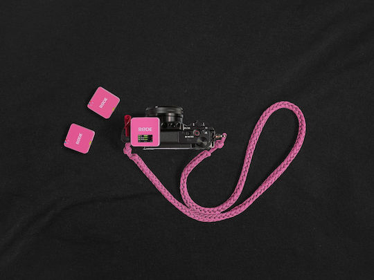 Rode Wireless GO Gen3 Set Wireless Condenser (Small Diaphragm) Microphone Πέτου, Clip On Journalistic in Pink Color