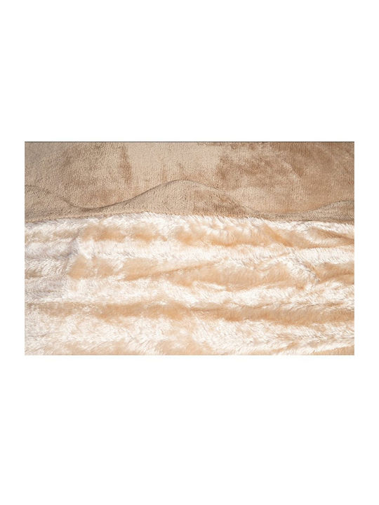 Kipper Κουβερτοπάπλωμα Σετ Υπέρδιπλο 220x240εκ. Carmen Beige 3τμχ