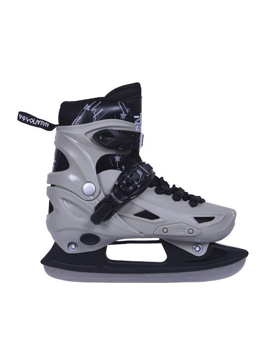 Αθλοπαιδιά Inline Αυξομειούμενα Rollers Γκρι Παιδικά