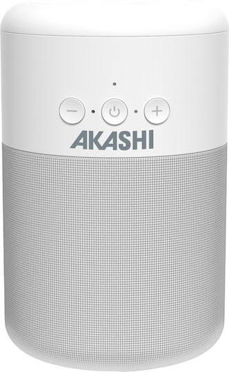 Akashi Ηχείο Bluetooth 5W με Διάρκεια Μπαταρίας έως 5 ώρες Λευκό