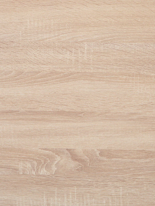 Square Table Kitchen Collapsible Wooden Beige 80x80x75cm