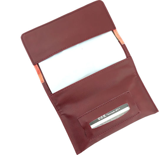 Pera Tobacco Pouch With Magnetic Clasp 16x7.5cm Orange