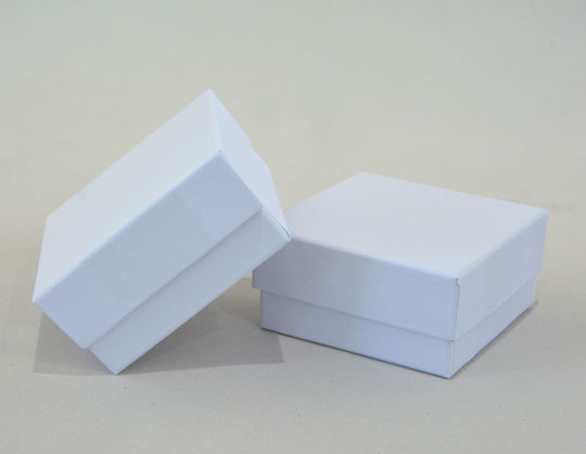 Papierbox Weiß 8x8x4 Set/35