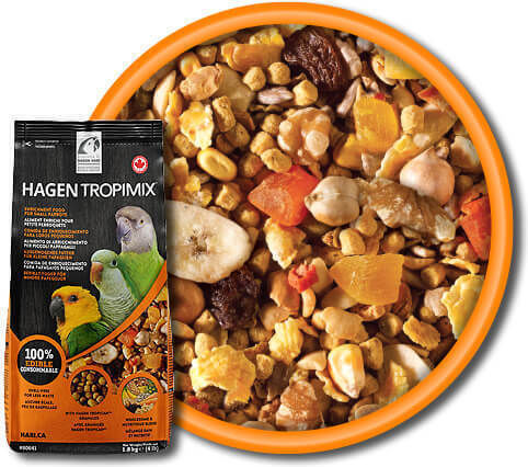 High Quality Food Mix For Parrots Hagen Small Parrot Tropimix 1800gr