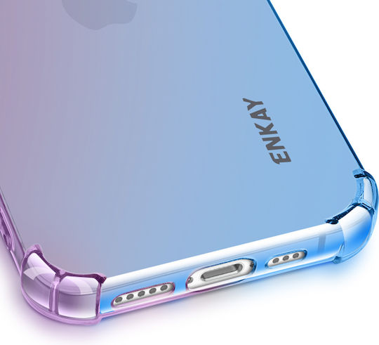 Enkay Silicone Case Iphone 16e Gradient Blue