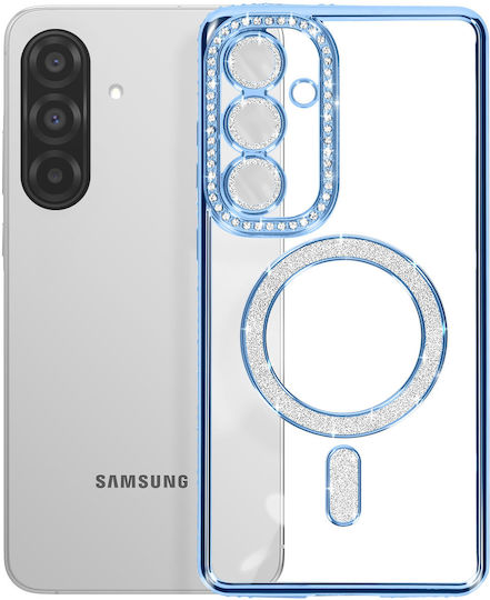 Avizar Diamond Case Samsung Galaxy A36 Magsafe Outline Strass Blue