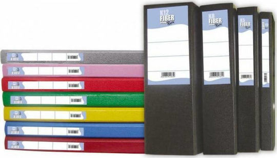 Unipap File Box with Rubber Band 25x35x3cm Fiber K3