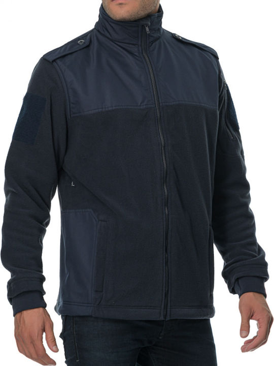 GreekForces Hunting Cardigan Fleece Black