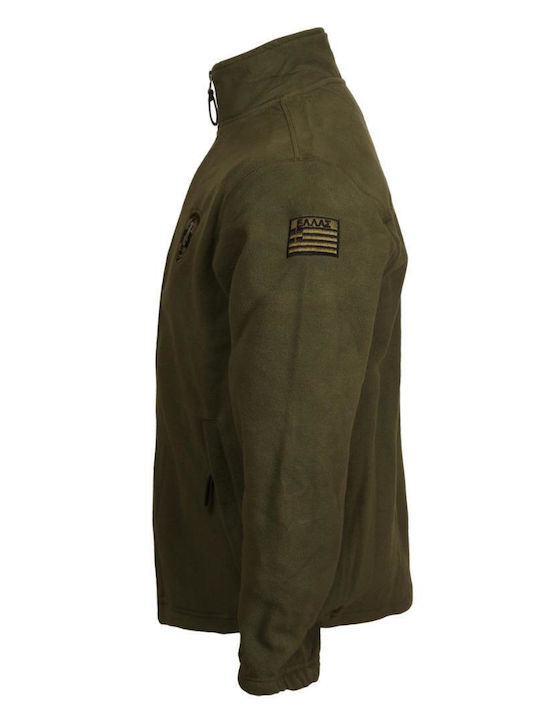 GreekForces Kräfte Jagdjacke Vlies Khaki