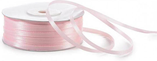 Satin Double Face Ribbon Organza Pale Pink 3mm x 100m