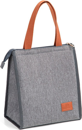 Kinder Isolierte Lunchtasche Handtasche Graue 22x15x25cm
