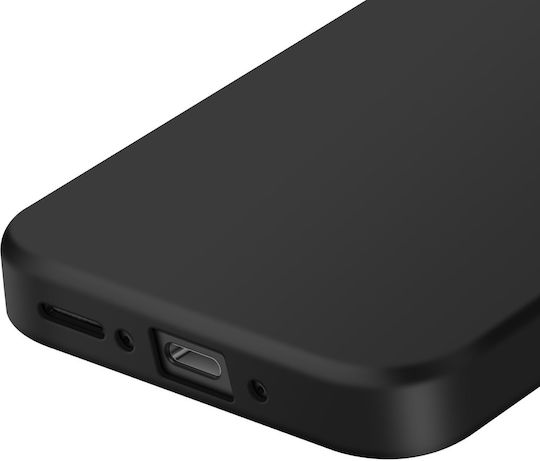 Akashi Case Samsung Galaxy A36 Silicone Flexible Gum Touch Black