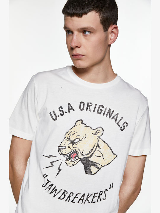 Celio T-shirt Geinter Off White